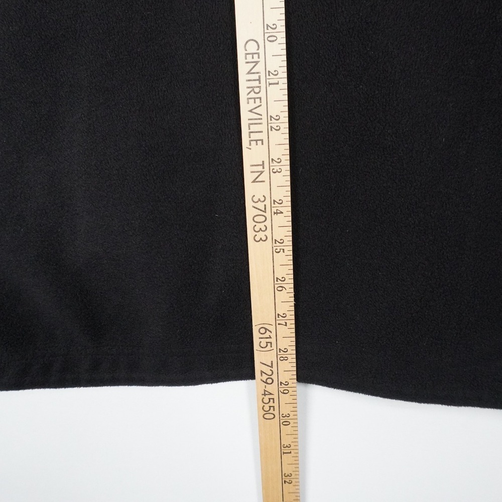 LL‎ Bean Mens XXL Black Full Zip Fleece Jacket Mock Neck 3 Pocket 0FJM3 Hiking - Picture 8 of 8